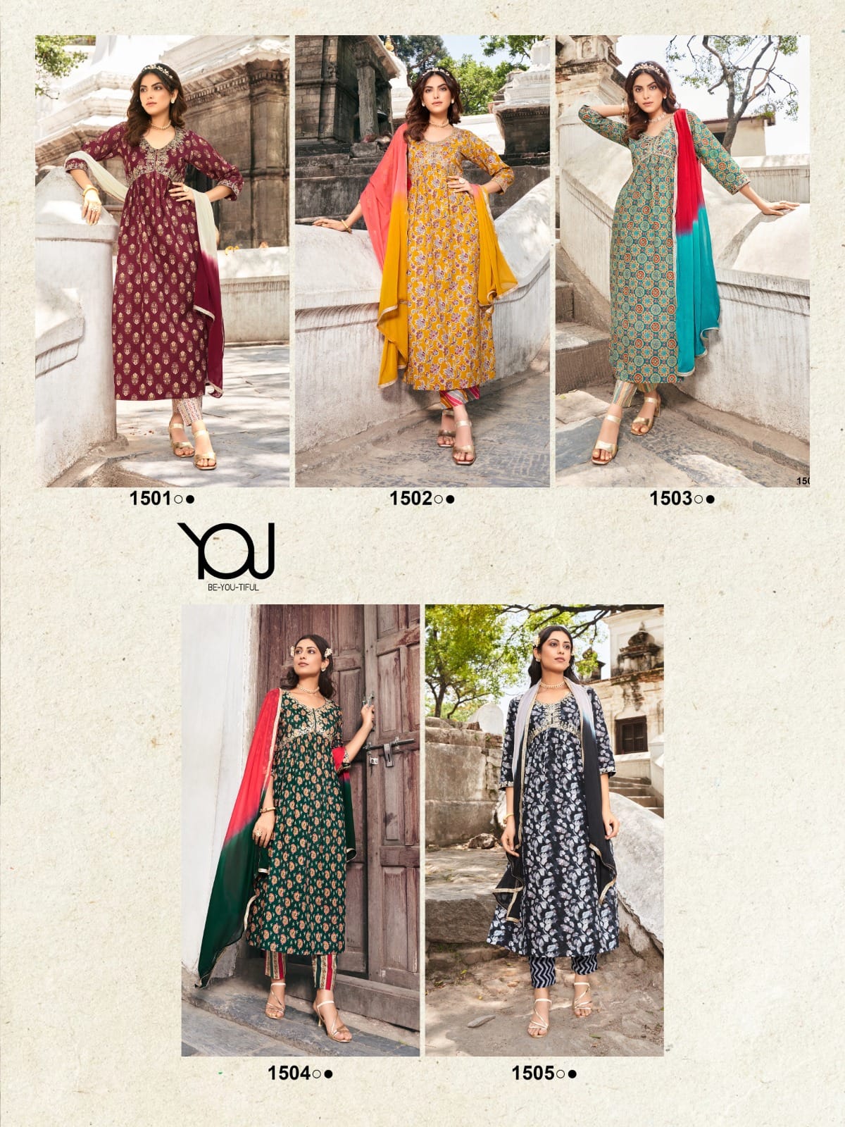 Wanna Siyaahi Fancy Cotton Prints Wholesale Readymade Salwar Suit Catalog — Wholesale Salwar Suits, MPA wholesale from Surat — view 6
