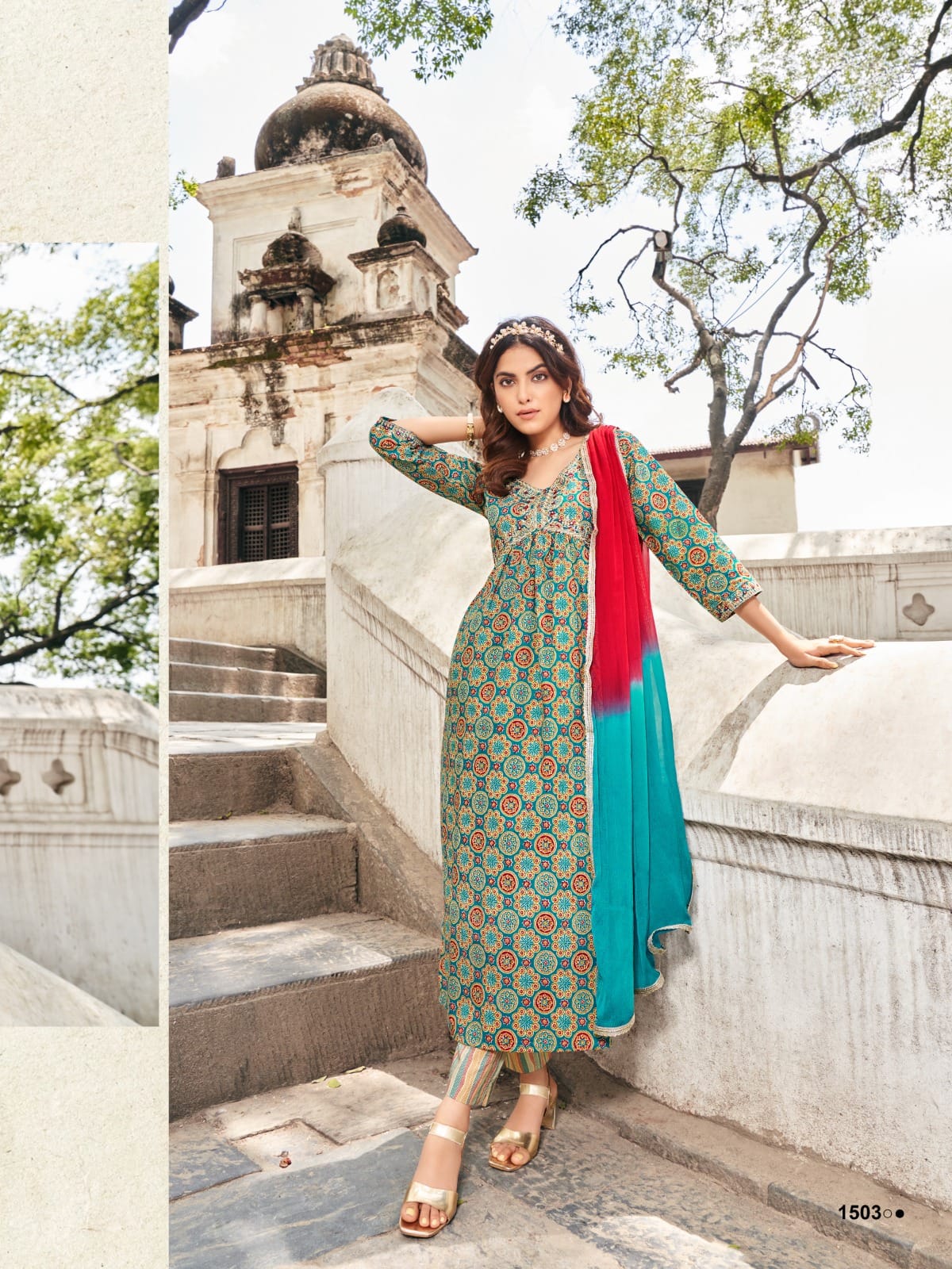 Wanna Siyaahi Fancy Cotton Prints Wholesale Readymade Salwar Suit Catalog — Wholesale Salwar Suits, MPA wholesale from Surat - Gallery Image 4