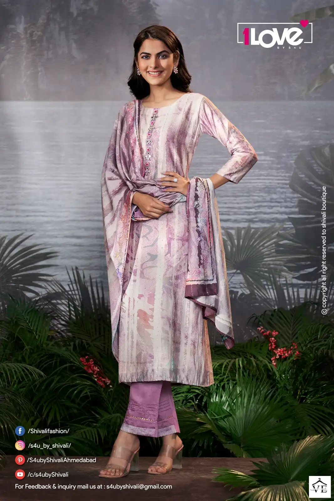 S4U Sunshine Vol 3 Sequin Crotchet Muslin Wholesale Readymade Suits Catalog — Wholesale Salwar Suits, MPA wholesale from Surat - Gallery Image 4