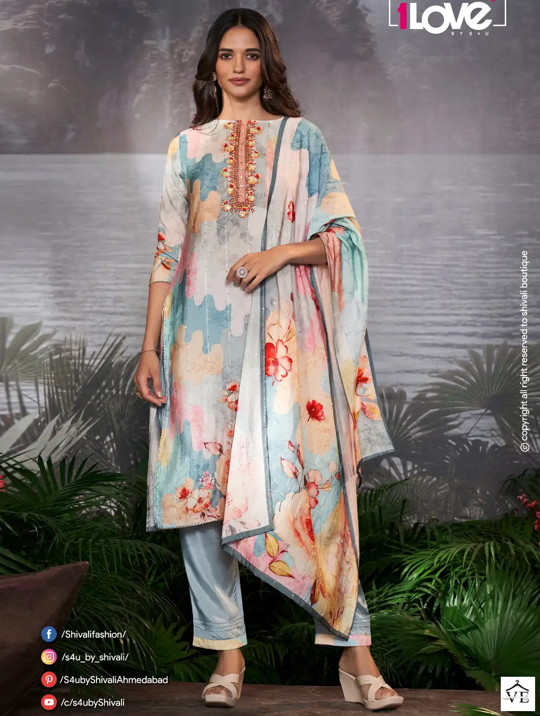 S4U Sunshine Vol 3 Sequin Crotchet Muslin Wholesale Readymade Suits Catalog — Wholesale Salwar Suits, MPA wholesale from Surat — view 1