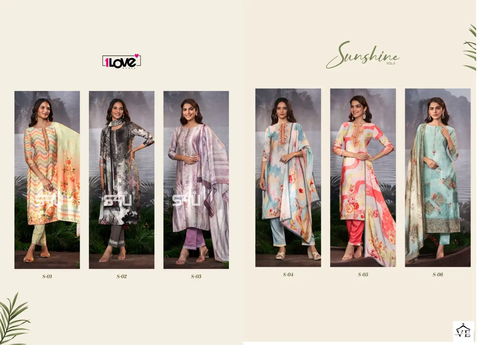 S4U Sunshine Vol 3 Sequin Crotchet Muslin Wholesale Readymade Suits Catalog — Wholesale Salwar Suits, MPA wholesale from Surat — view 7