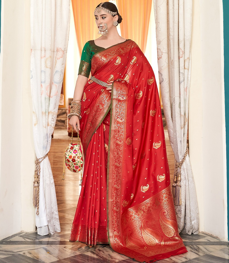 Raj Path Sutraa Silk Silk Copper Weaving Wholesale Sarees Catalog