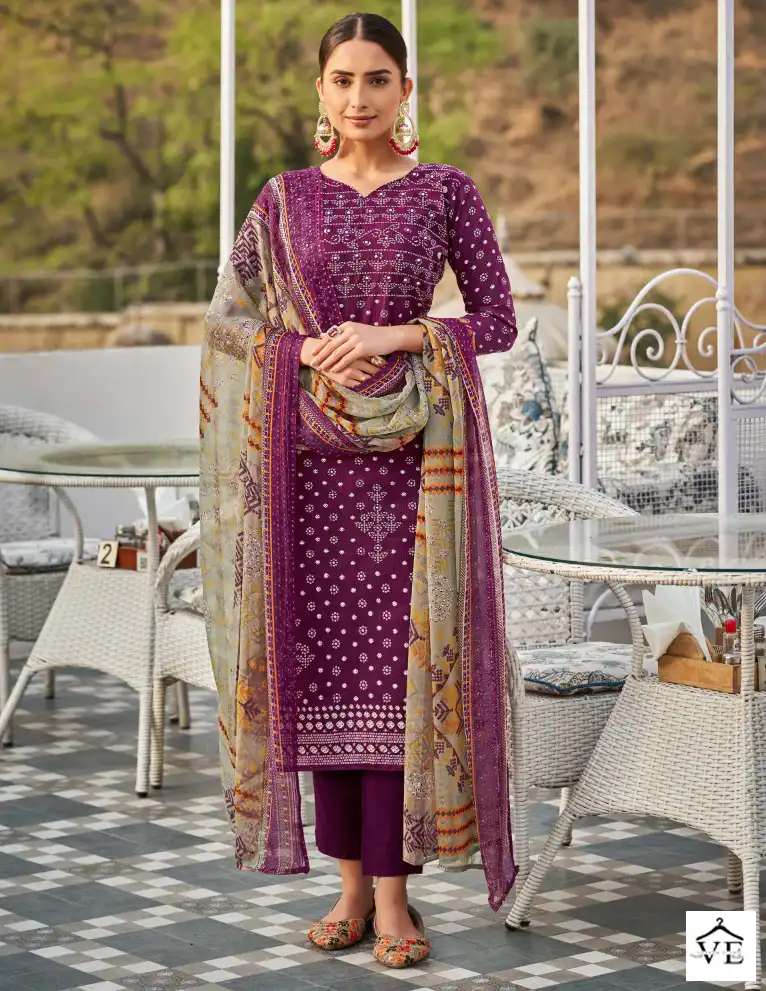 Zulfat Designer Tamanna Vol 4 Cotton Wholesale Designer Salwar Suit Catalog — Wholesale Salwar Suits, MPA wholesale from Surat — view 1