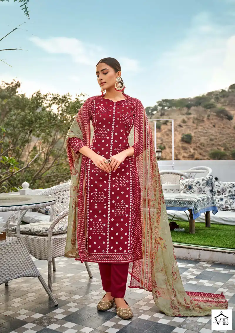 Zulfat Designer Tamanna Vol 4 Cotton Wholesale Designer Salwar Suit Catalog — Wholesale Salwar Suits, MPA wholesale from Surat - Gallery Image 7