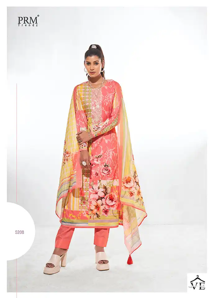 Prm Trendz The Hues Of Summer Pure Lawn Cotton Wholesale Designer Salwar Suit Catalog — Wholesale Salwar Suits, MPA wholesale from Surat - Gallery Image 3