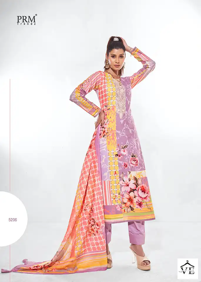 Prm Trendz The Hues Of Summer Pure Lawn Cotton Wholesale Designer Salwar Suit Catalog — Wholesale Salwar Suits, MPA wholesale from Surat - Gallery Image 5