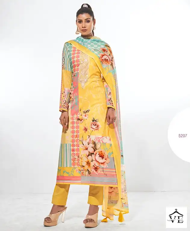 Prm Trendz The Hues Of Summer Pure Lawn Cotton Wholesale Designer Salwar Suit Catalog — Wholesale Salwar Suits, MPA wholesale from Surat — view 1