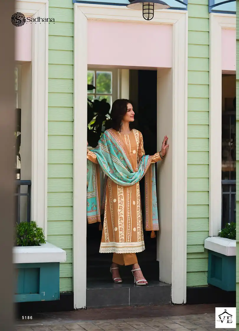 Sadhana Fashion Tisya Pure Lawn Cotton Wholesale Designer Salwar Suit Catalog — Wholesale Salwar Suits, MPA wholesale from Surat - Gallery Image 2