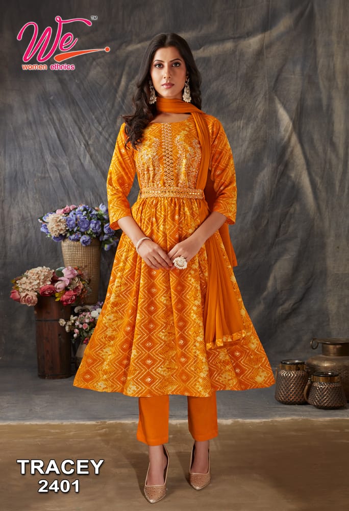 We Tracey Rayon Wholesale Readymade Salwar Suit Catalog — Wholesale Salwar Suits, MPA wholesale from Surat - Gallery Image 2