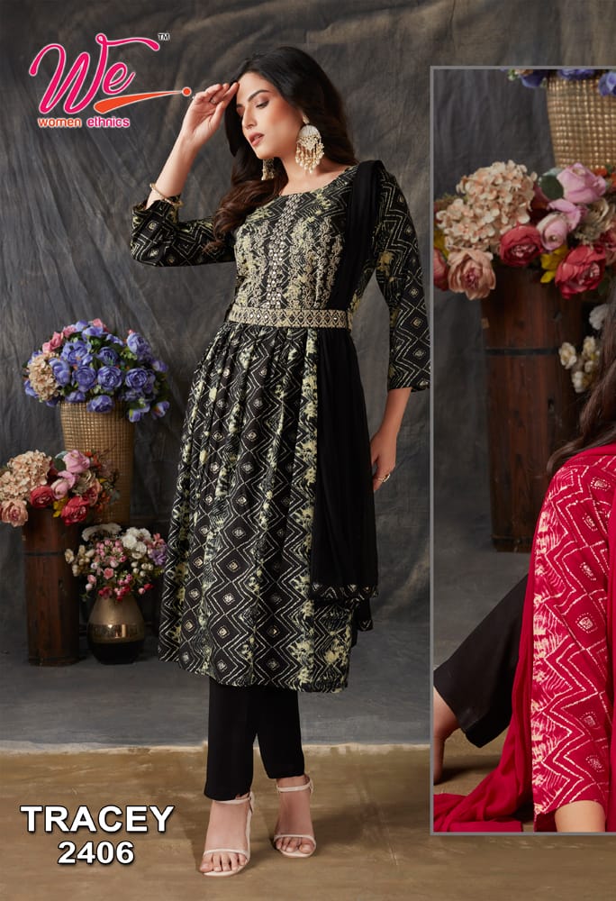 We Tracey Rayon Wholesale Readymade Salwar Suit Catalog — Wholesale Salwar Suits, MPA wholesale from Surat - Gallery Image 5