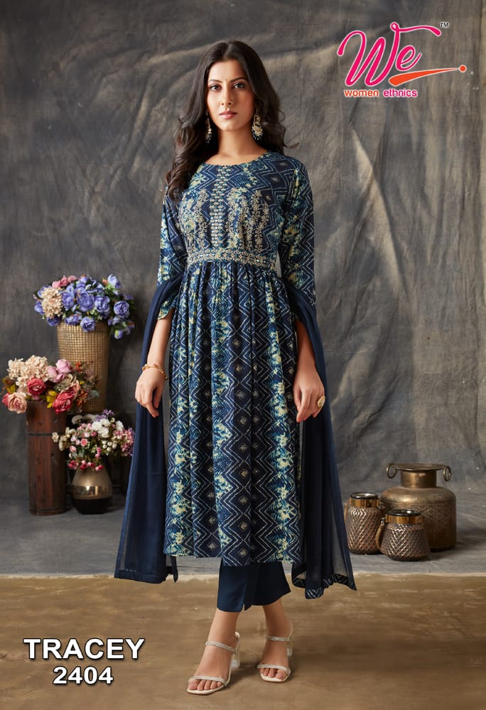 We Tracey Rayon Wholesale Readymade Salwar Suit Catalog — Wholesale Salwar Suits, MPA wholesale from Surat - Gallery Image 6