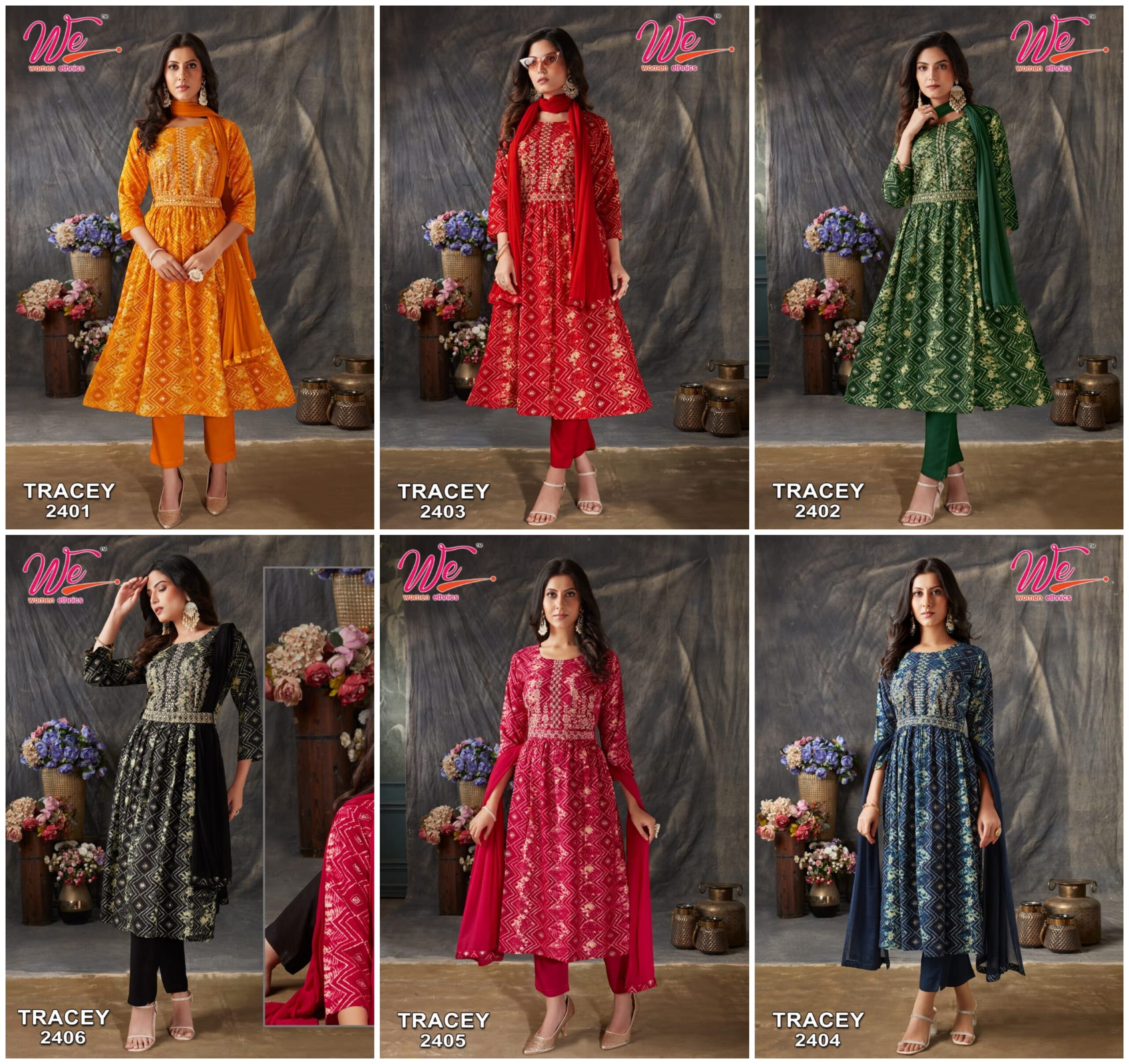 We Tracey Rayon Wholesale Readymade Salwar Suit Catalog — Wholesale Salwar Suits, MPA wholesale from Surat — view 7