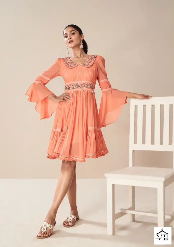 Vamika Nx Tunic Vol 2 Heavy Faux Georgette Wholesale Fancy Tunics Catalog — Wholesale Kurtis, MPA wholesale from Surat - Gallery Image 2