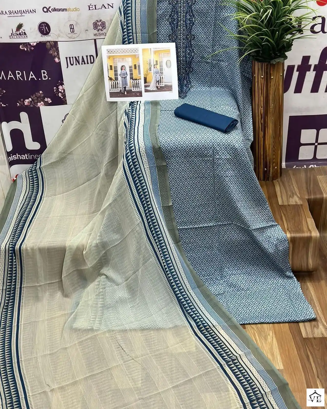 Tawakkal Tehzeeb Lawn Digital Printed Wholesale Original Pakistani Salwar Suit Catalog — Wholesale Salwar Suits, MPA wholesale from Surat — view 10