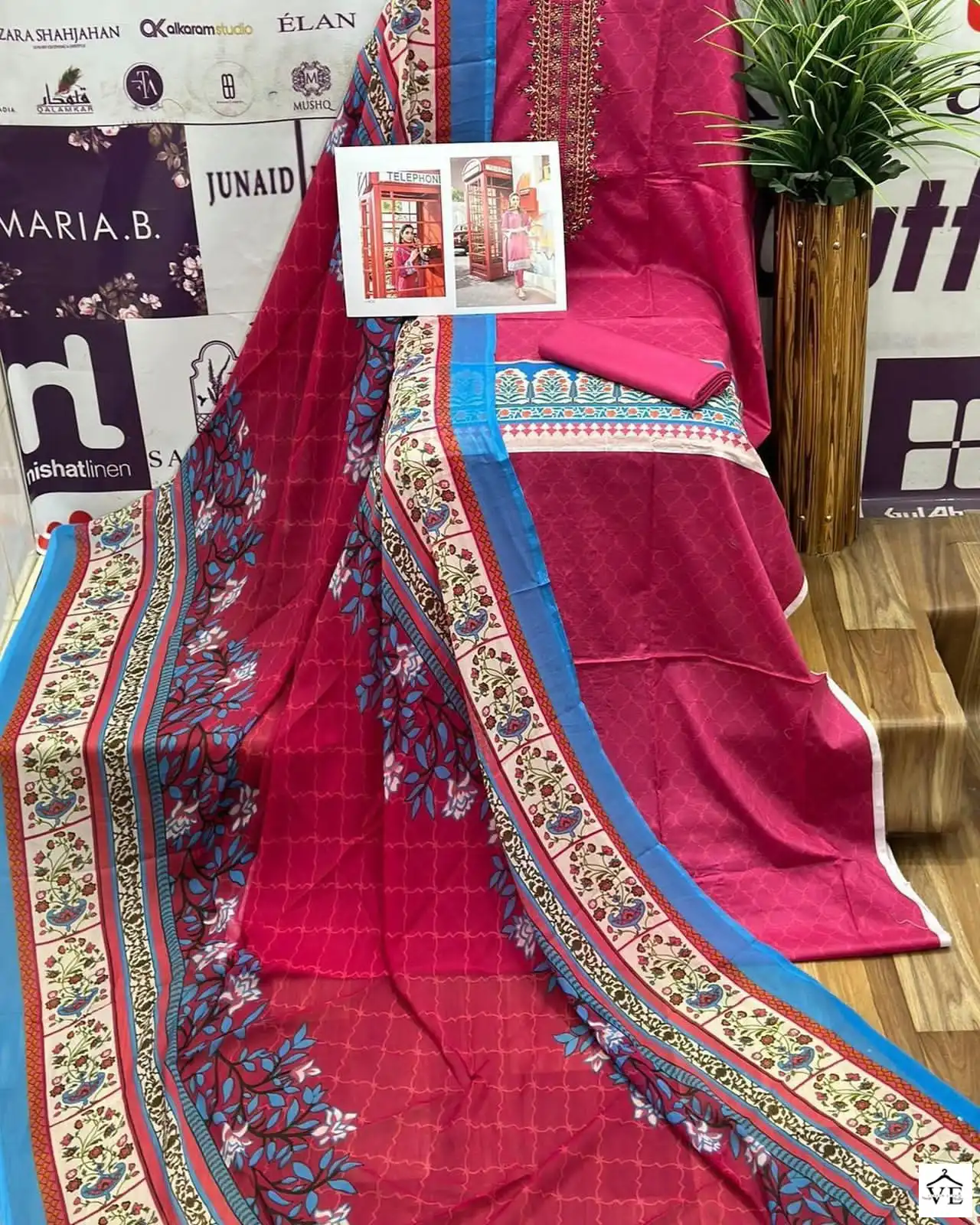 Tawakkal Tehzeeb Lawn Digital Printed Wholesale Original Pakistani Salwar Suit Catalog — Wholesale Salwar Suits, MPA wholesale from Surat — view 12