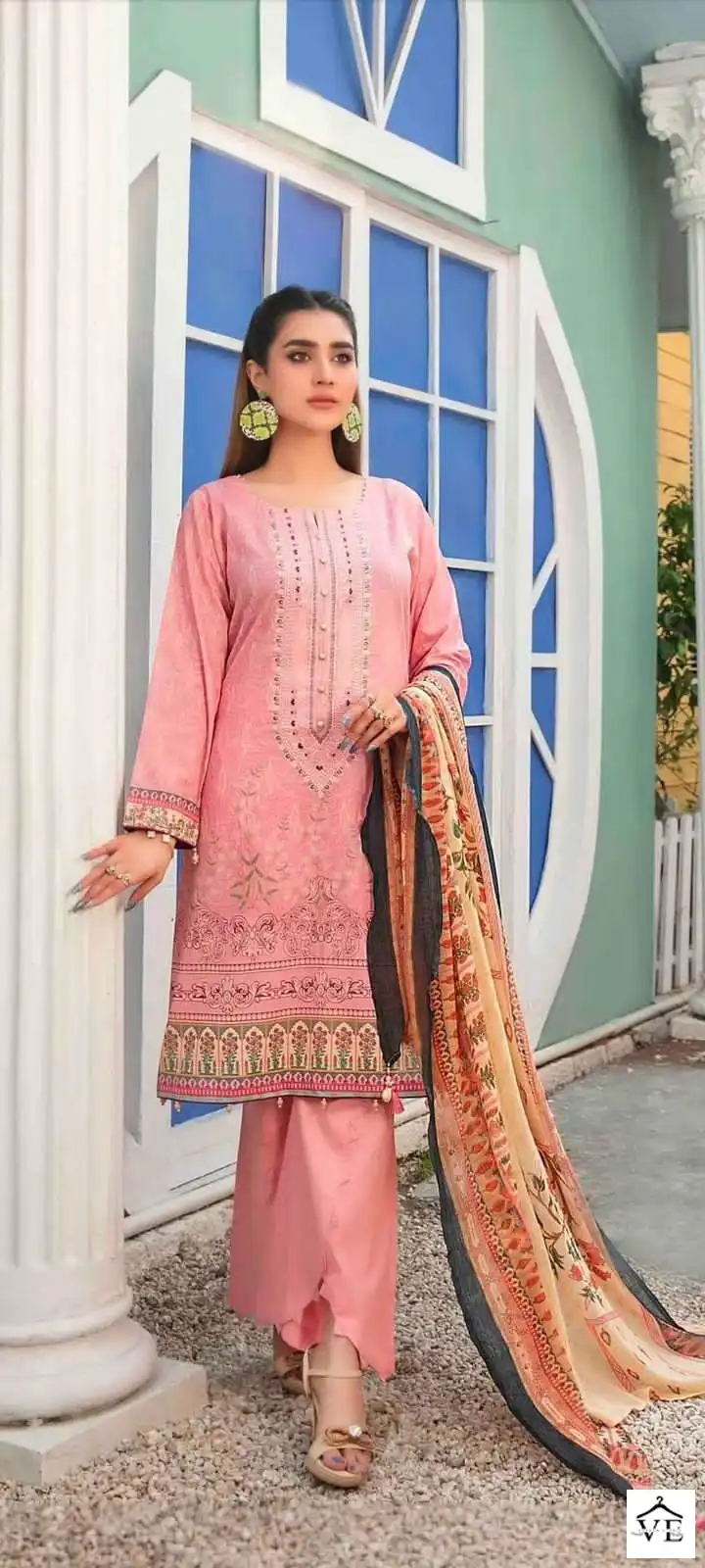 Tawakkal Tehzeeb Lawn Digital Printed Wholesale Original Pakistani Salwar Suit Catalog — Wholesale Salwar Suits, MPA wholesale from Surat — view 5