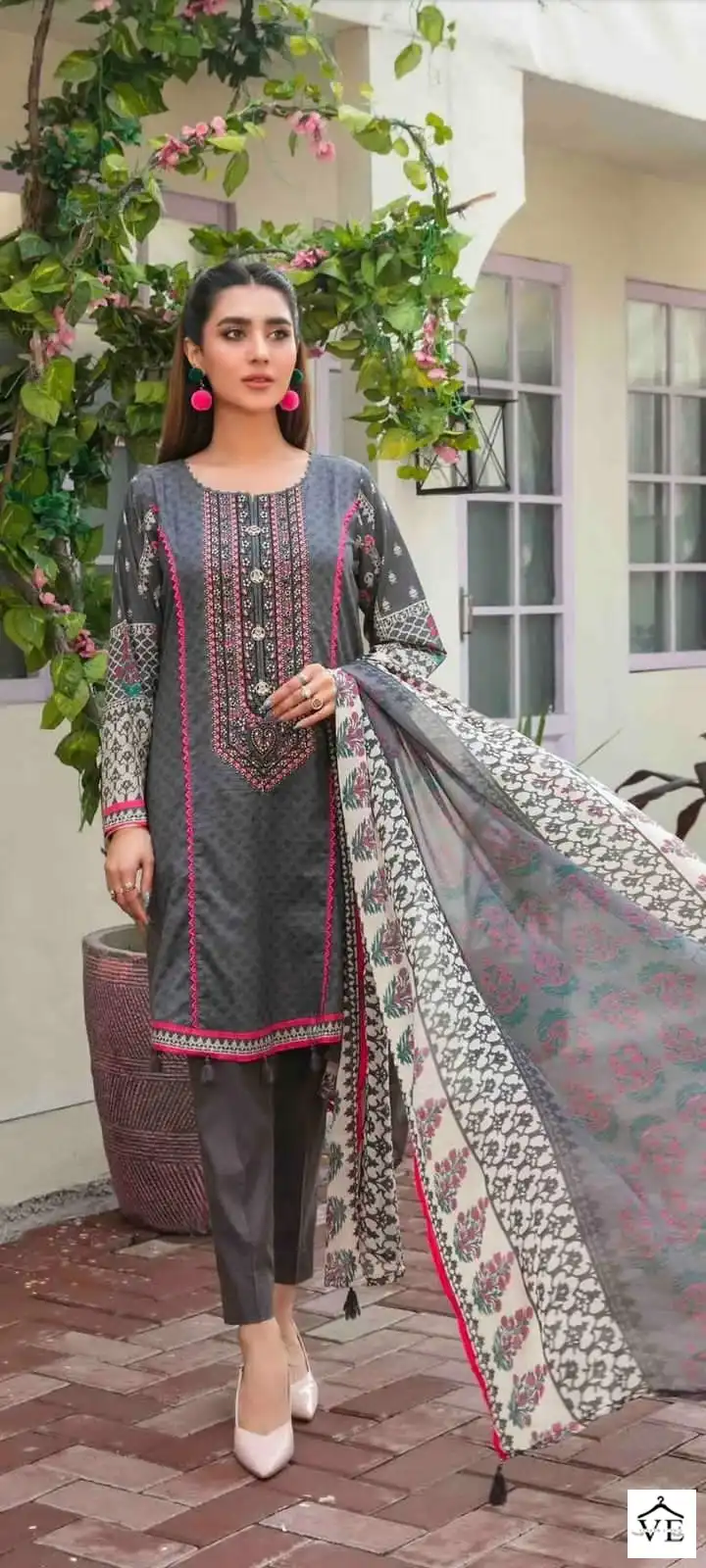 Tawakkal Tehzeeb Lawn Digital Printed Wholesale Original Pakistani Salwar Suit Catalog — Wholesale Salwar Suits, MPA wholesale from Surat — view 6