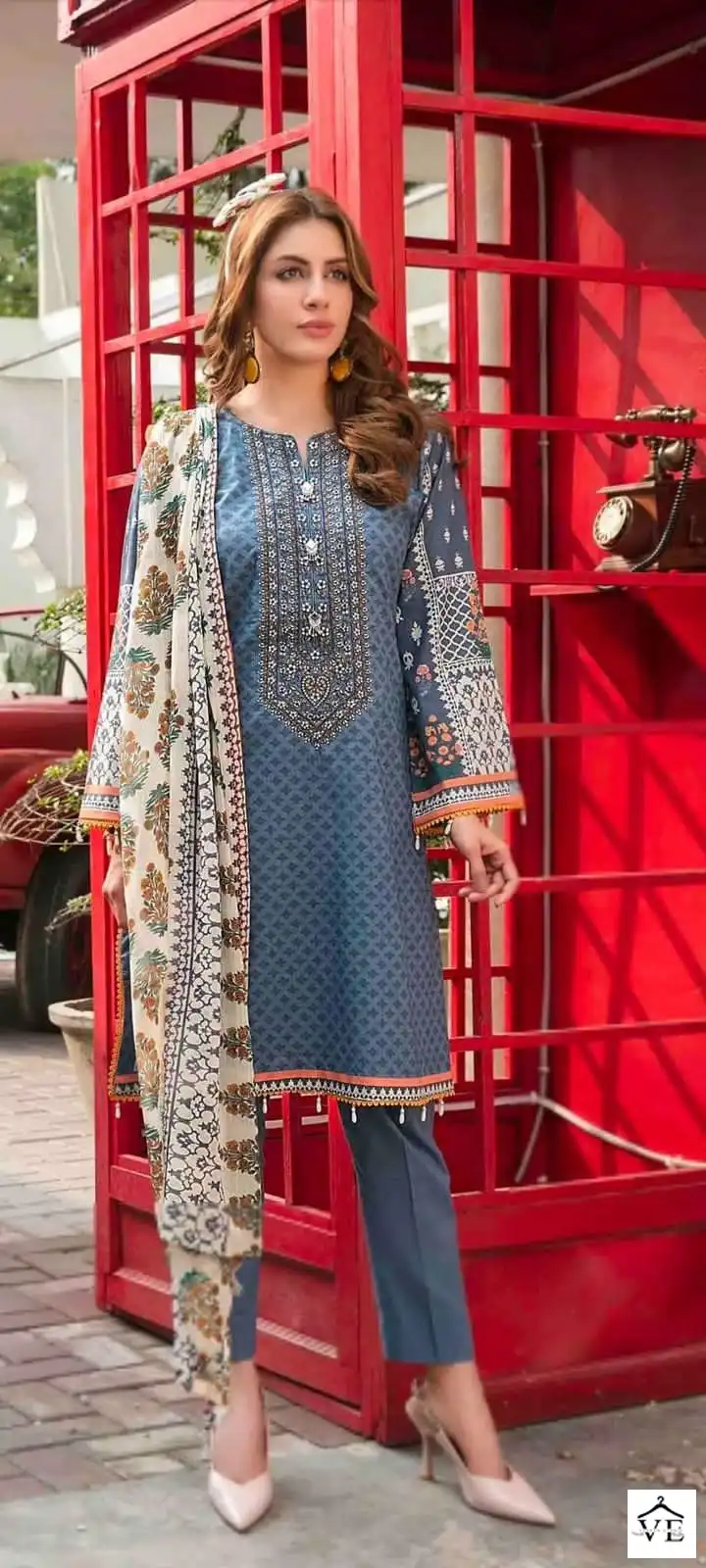 Tawakkal Tehzeeb Lawn Digital Printed Wholesale Original Pakistani Salwar Suit Catalog — Wholesale Salwar Suits, MPA wholesale from Surat — view 7