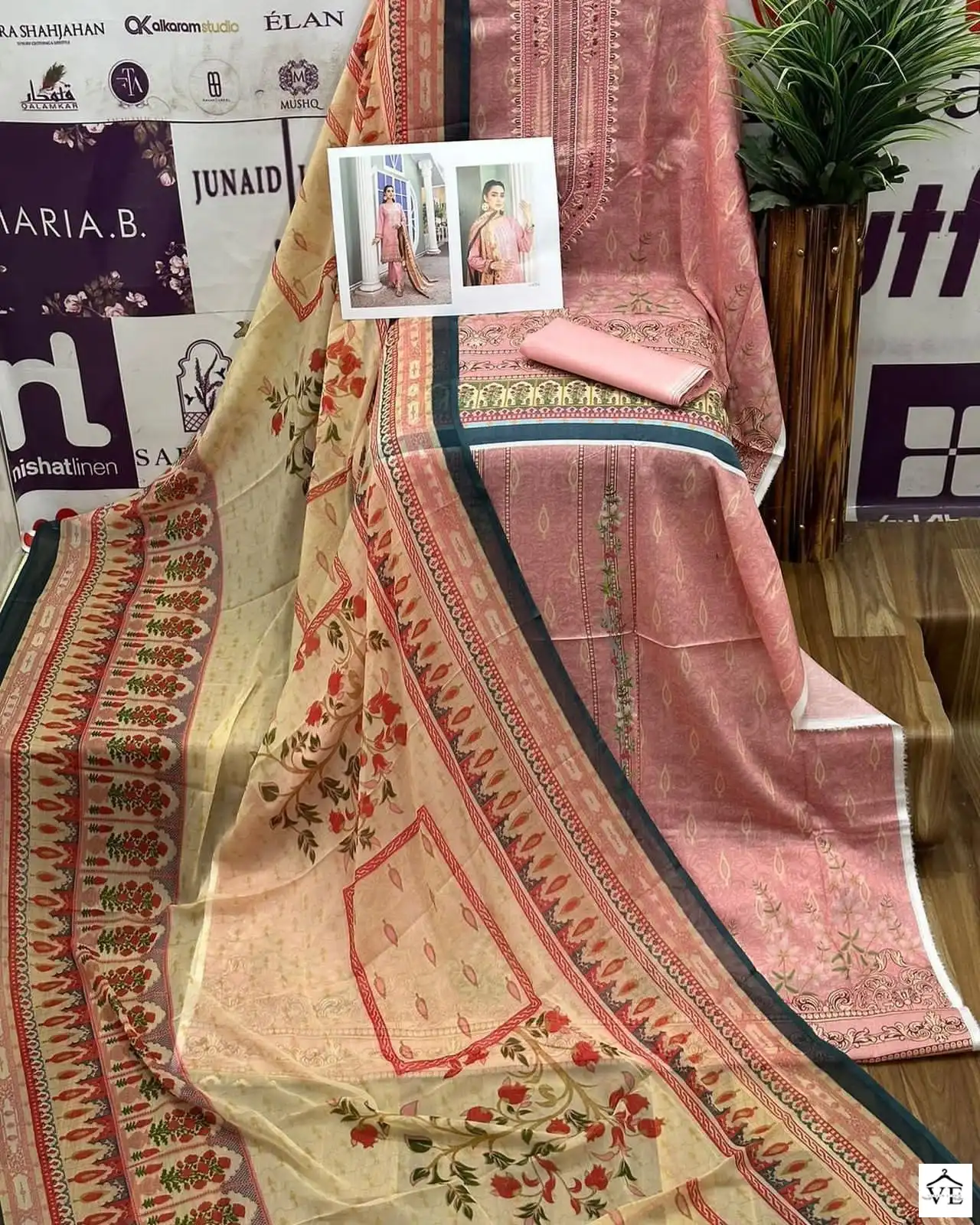 Tawakkal Tehzeeb Lawn Digital Printed Wholesale Original Pakistani Salwar Suit Catalog — Wholesale Salwar Suits, MPA wholesale from Surat — view 9