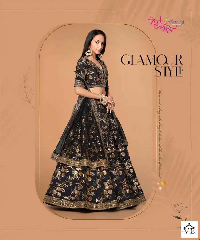 Zeel The Modern Vibes Vol 2 Slub Silk Wholesale Lehenga Catalog - Image 4