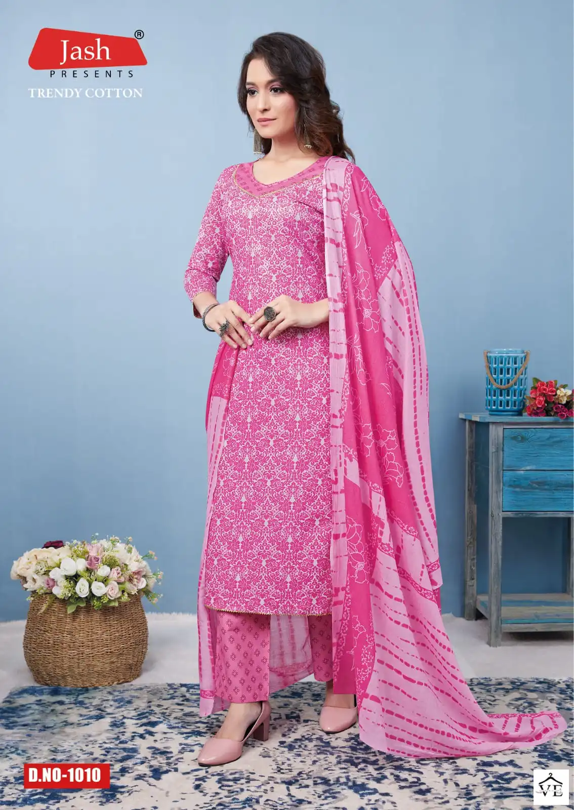 Jash Trendy Cotton Vol 1 Pure Cotton Wholesale Readymade Suits Catalog — Wholesale Salwar Suits, MPA wholesale from Surat - Gallery Image 3