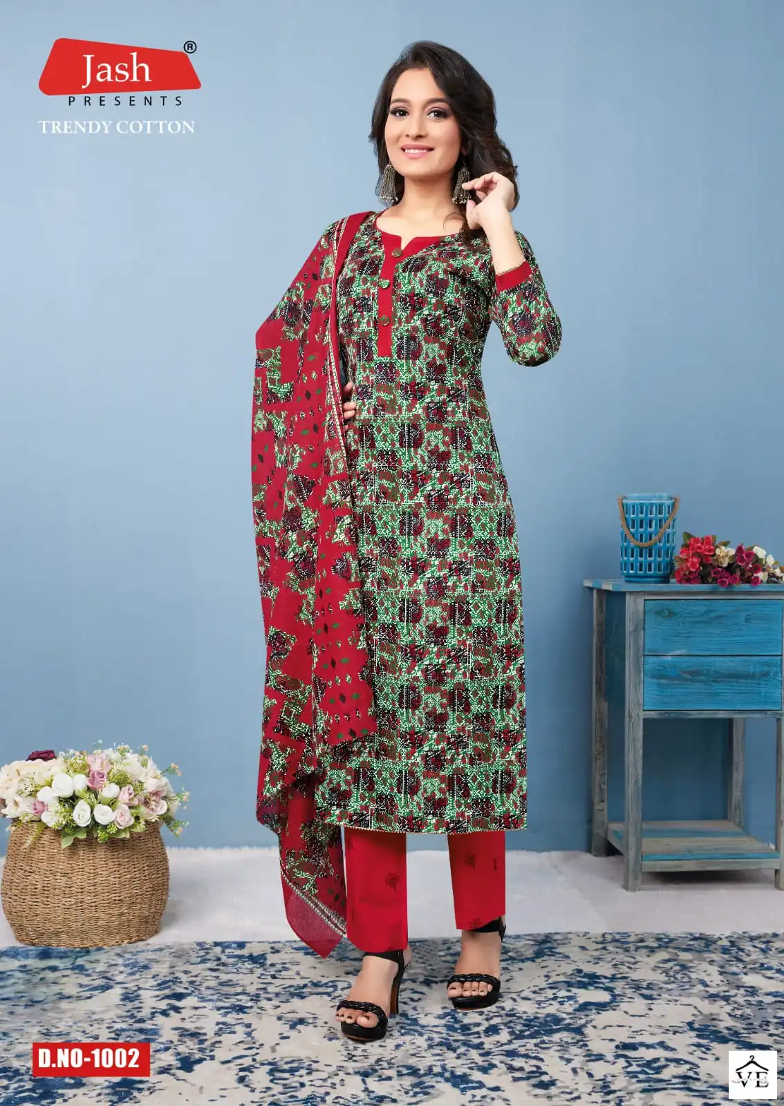 Jash Trendy Cotton Vol 1 Pure Cotton Wholesale Readymade Suits Catalog — Wholesale Salwar Suits, MPA wholesale from Surat - Gallery Image 8