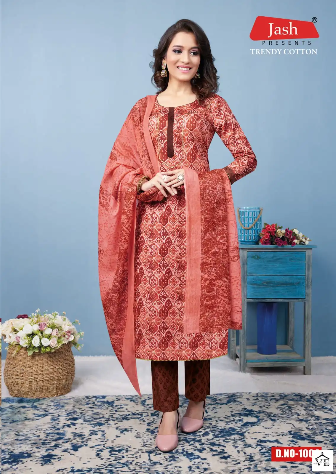 Jash Trendy Cotton Vol 1 Pure Cotton Wholesale Readymade Suits Catalog — Wholesale Salwar Suits, MPA wholesale from Surat - Gallery Image 2