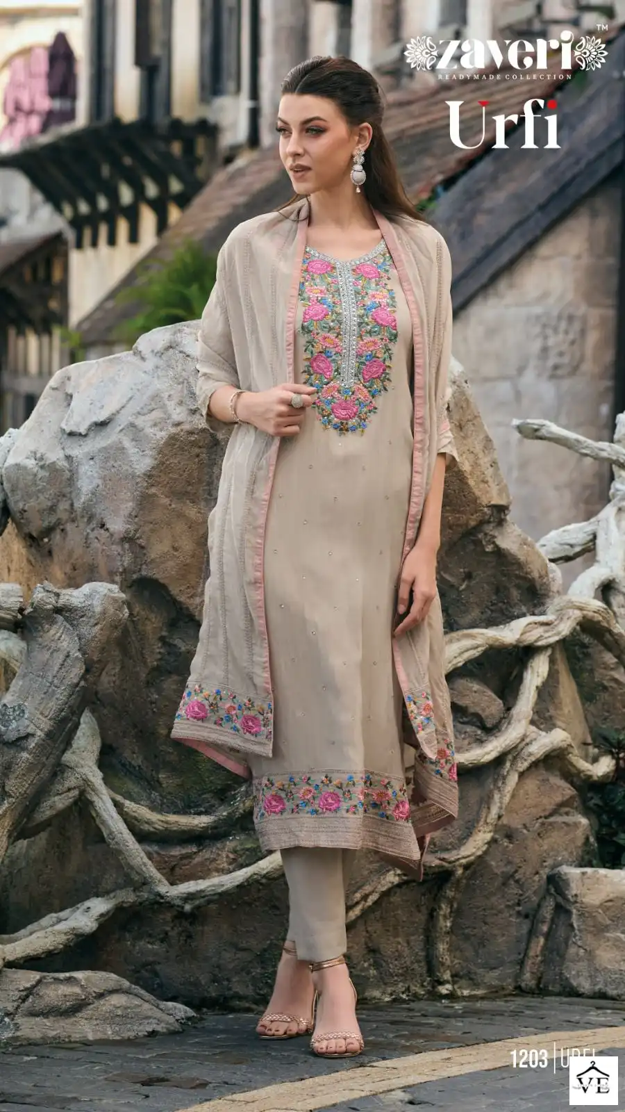 Zaveri Urfi Heavy Soft Organza Wholesale Readymade Suits Catalog — Wholesale Salwar Suits, MPA wholesale from Surat - Gallery Image 3