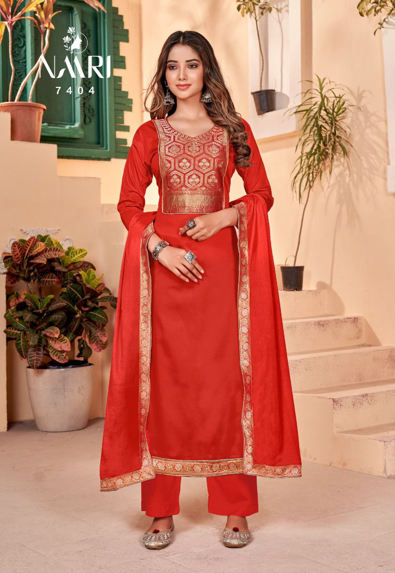 Naari Valley Jam Cotton Wholesale Designer Salwar Suit Catalog — Wholesale Salwar Suits, MPA wholesale from Surat - Gallery Image 4