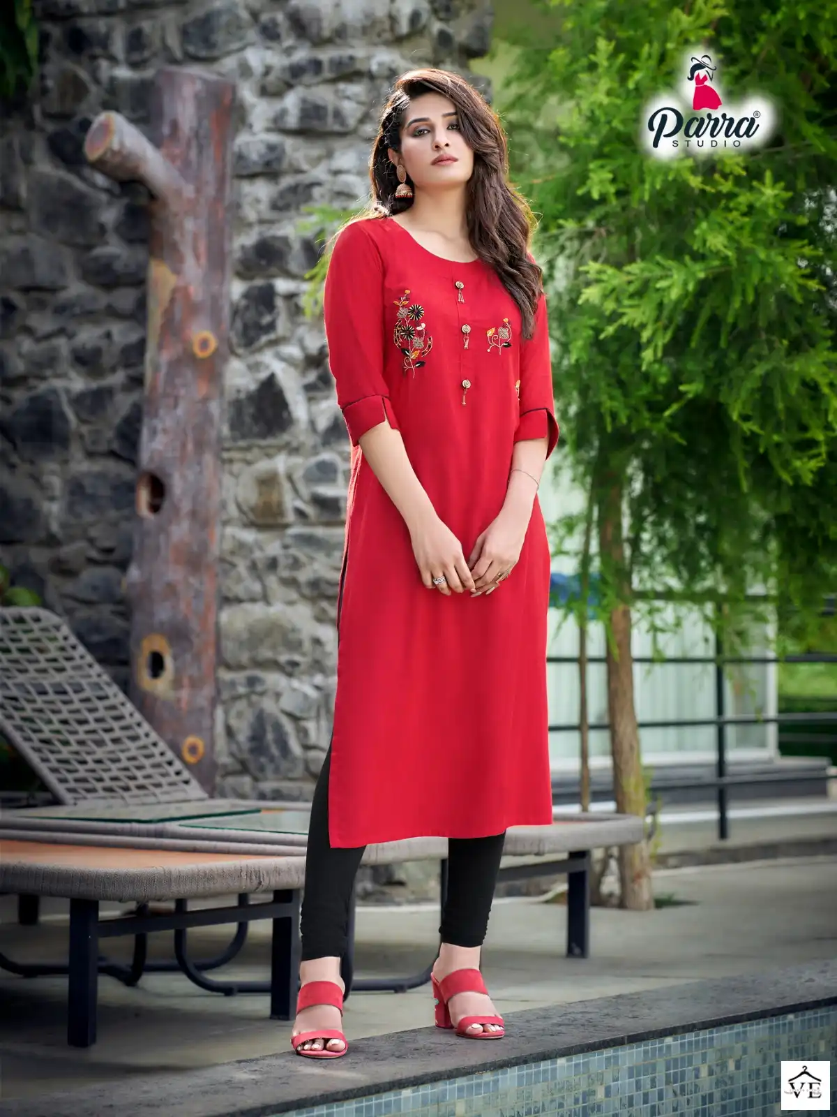 Parra Studio Vastram Vol 9 Pure Rayon Sulb 14 Kg Wholesale Kurtis Catalog — Wholesale Kurtis, MPA wholesale from Surat - Gallery Image 2