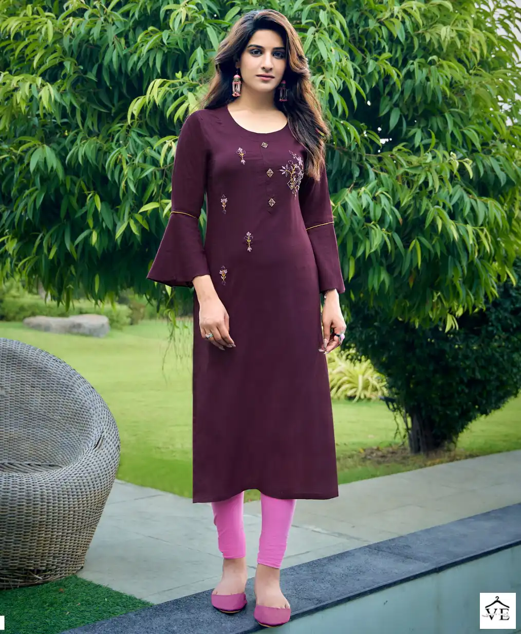 Parra Studio Vastram Vol 9 Pure Rayon Sulb 14 Kg Wholesale Kurtis Catalog — Wholesale Kurtis, MPA wholesale from Surat — view 1