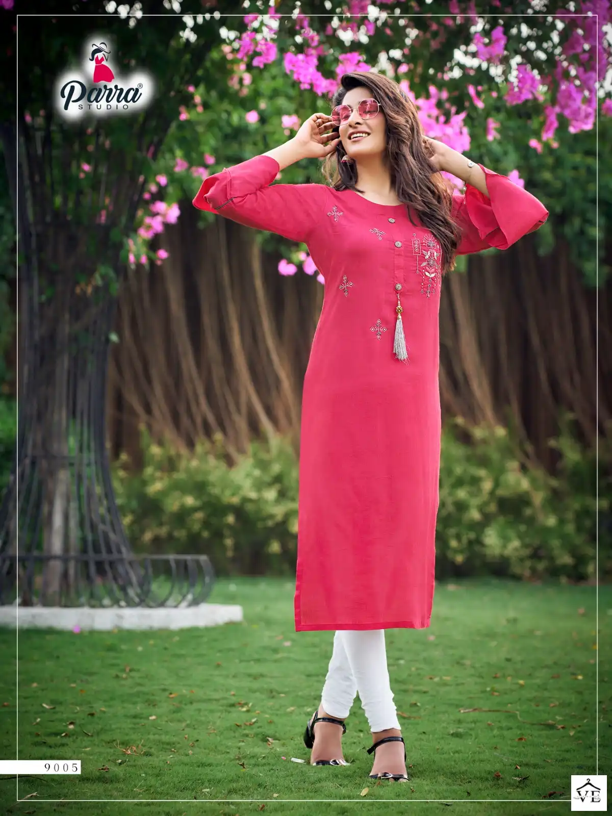Parra Studio Vastram Vol 9 Pure Rayon Sulb 14 Kg Wholesale Kurtis Catalog — Wholesale Kurtis, MPA wholesale from Surat - Gallery Image 5