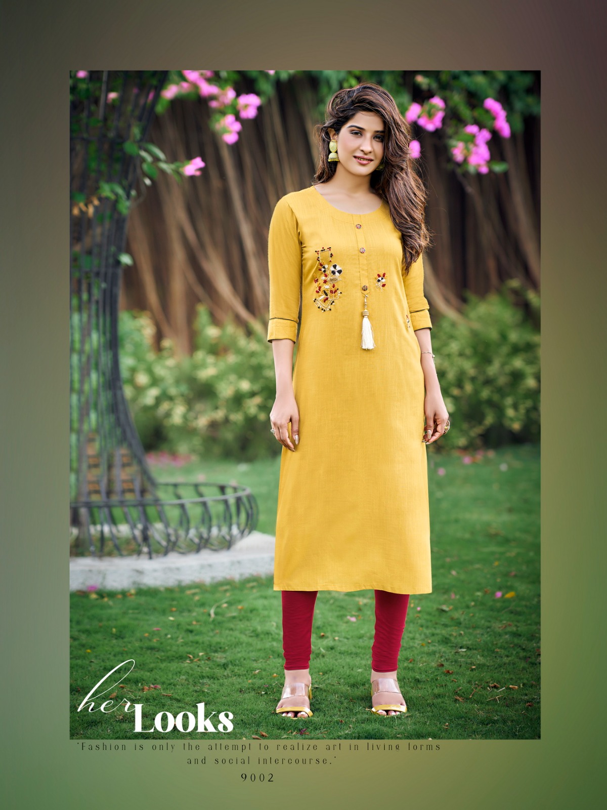 Parra Studio Vastram Vol 9 Rayon Wholesale Designer Kurtis Catalog — Wholesale Kurtis, MPA wholesale from Surat - Gallery Image 2