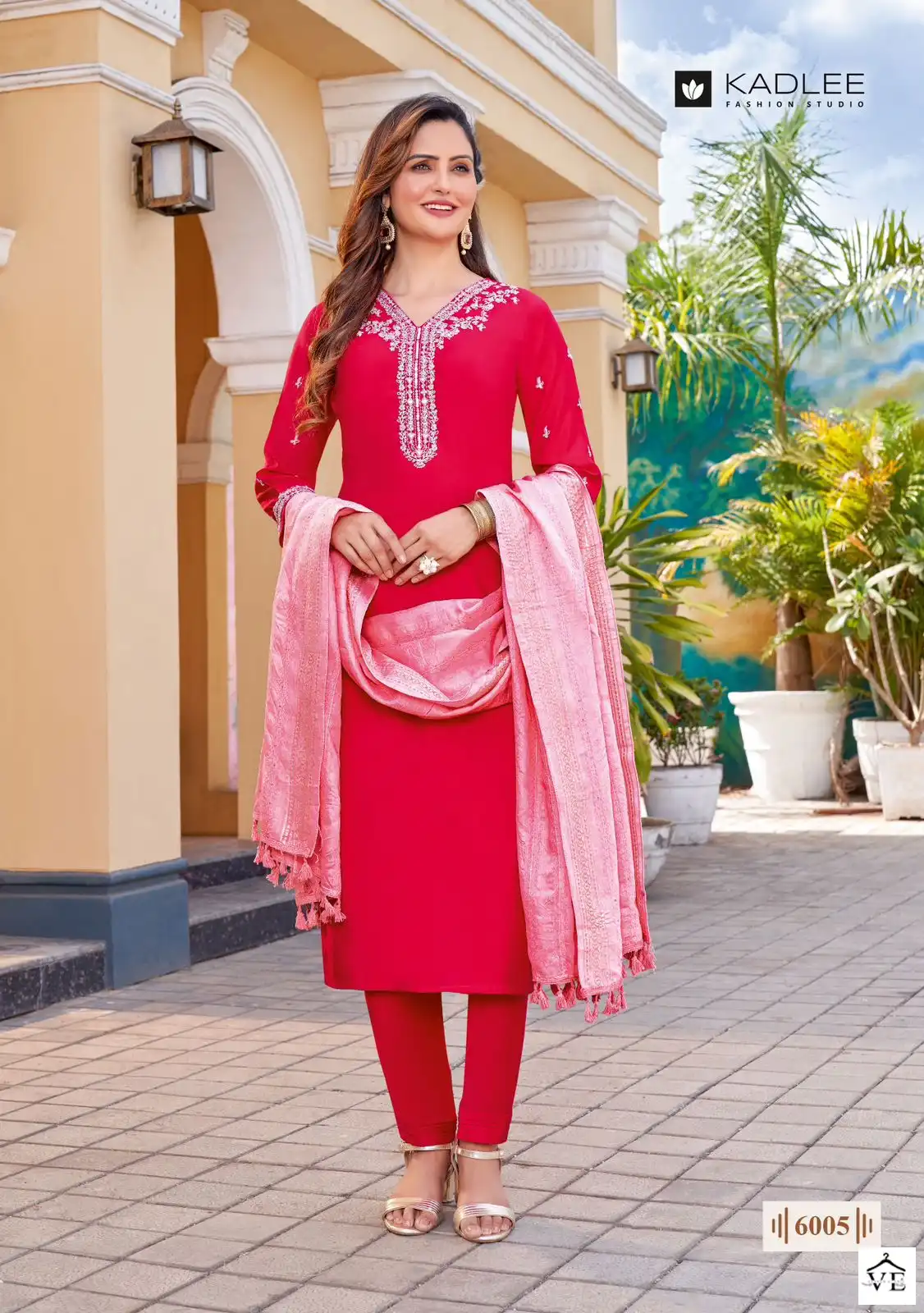 Kadlee Vedanta Viscose Weaving Wholesale Readymade Salwar Suit Catalog — Wholesale Salwar Suits, Kadlee Fashion Studio wholesale from Surat — Photo 5