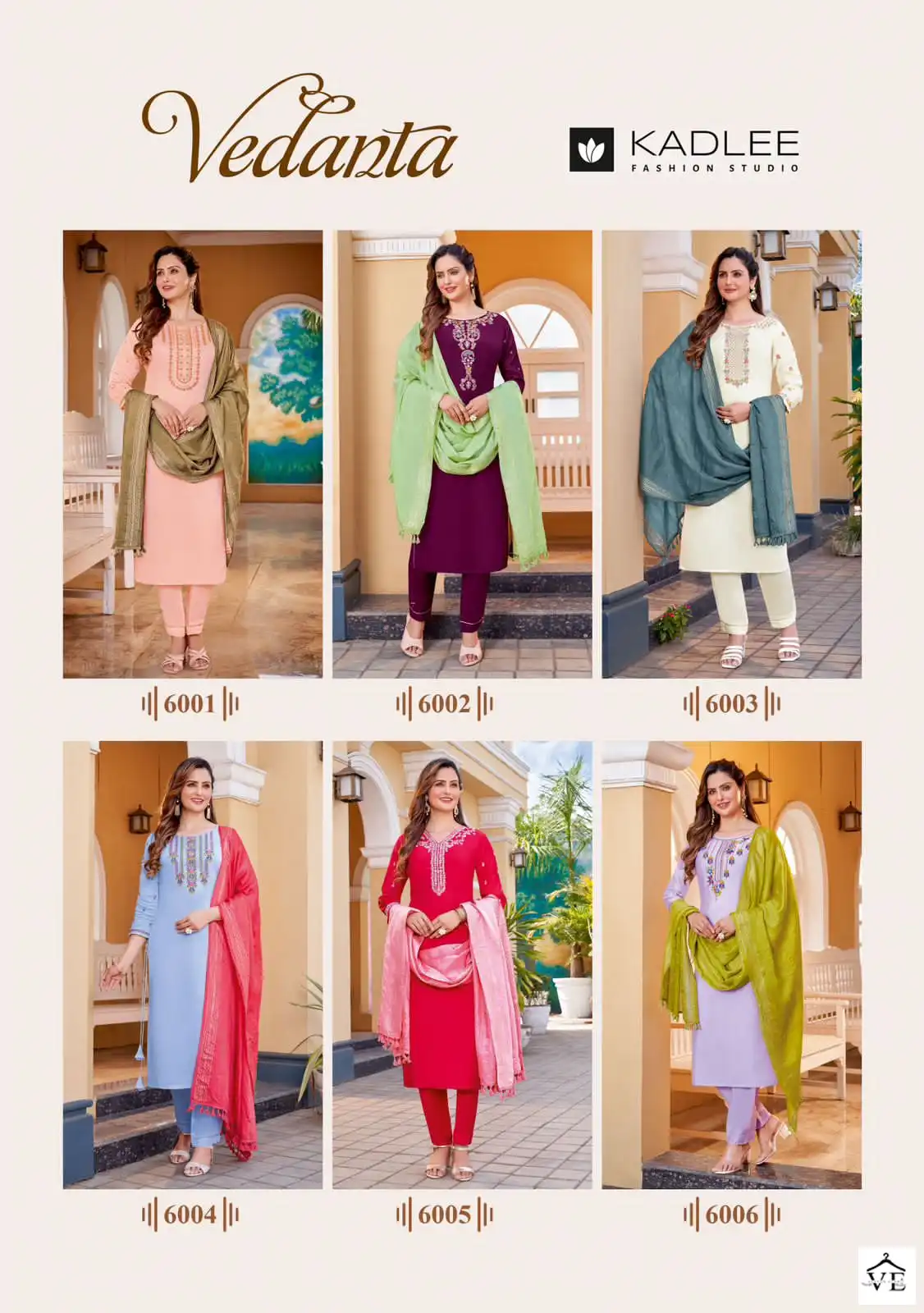 Kadlee Vedanta Viscose Weaving Wholesale Readymade Salwar Suit Catalog — Wholesale Salwar Suits, Kadlee Fashion Studio wholesale from Surat — Photo 7