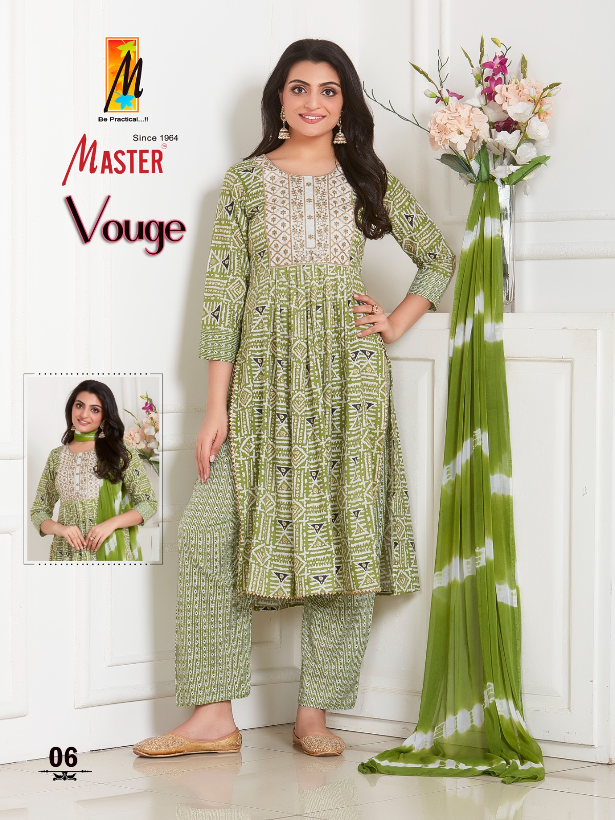 Master Vouge Rayon Wholesale Readymade Salwar Suits Catalog — Wholesale Salwar Suits, MPA wholesale from Surat - Gallery Image 8