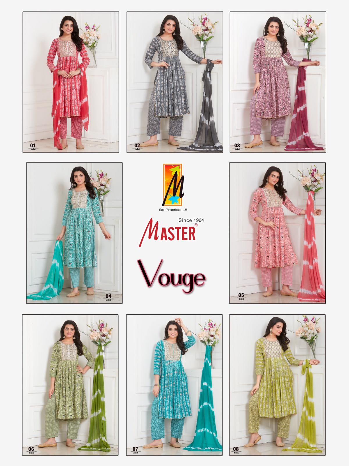 Master Vouge Rayon Wholesale Readymade Salwar Suits  Catalog — Wholesale Salwar Suits, MPA wholesale from Surat — view 9