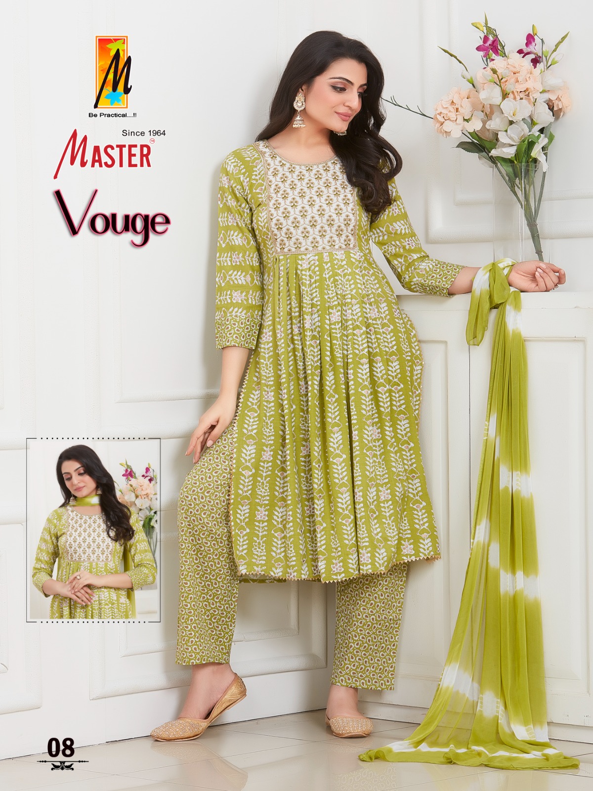 Master Vouge Rayon Wholesale Readymade Salwar Suits Catalog — Wholesale Salwar Suits, MPA wholesale from Surat - Gallery Image 2