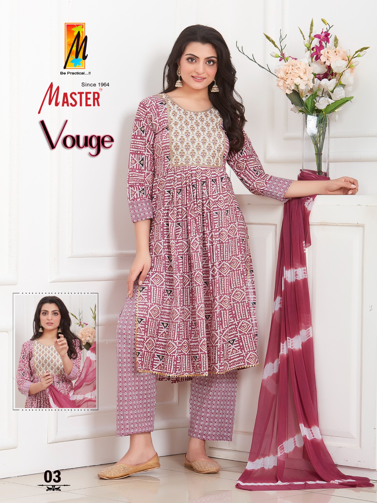 Master Vouge Rayon Wholesale Readymade Salwar Suits Catalog — Wholesale Salwar Suits, MPA wholesale from Surat - Gallery Image 4