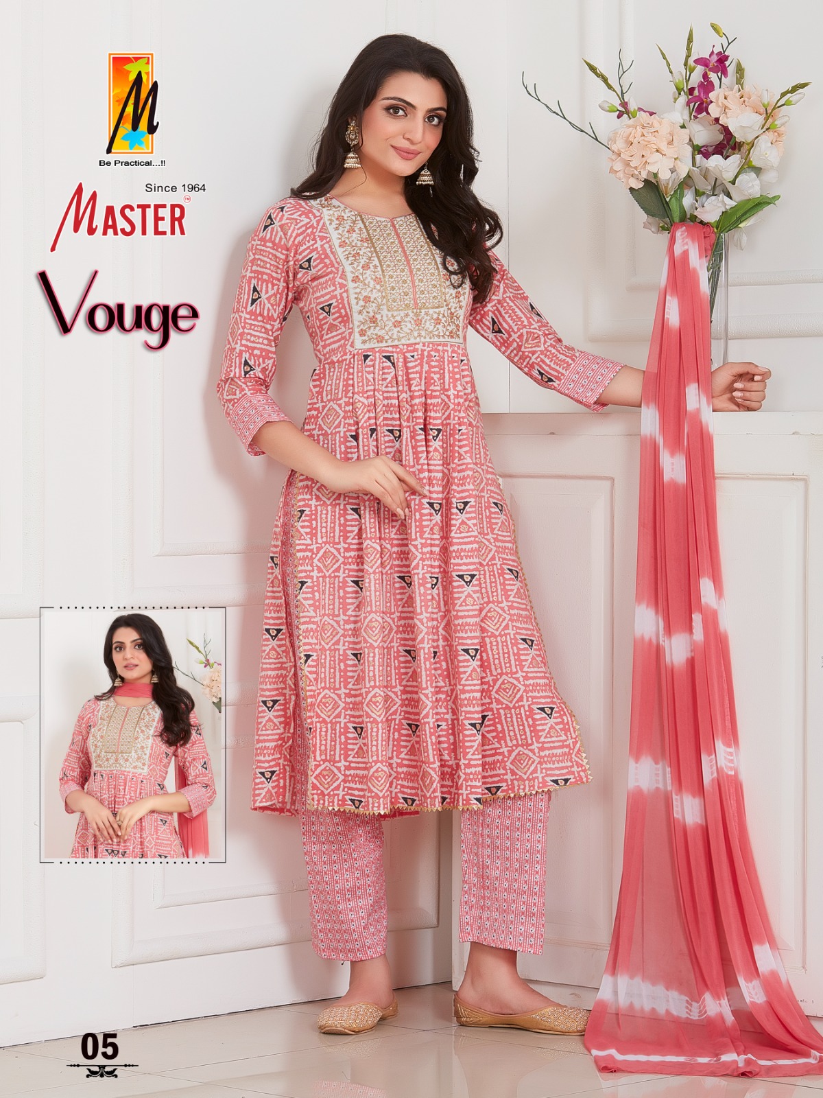 Master Vouge Rayon Wholesale Readymade Salwar Suits Catalog — Wholesale Salwar Suits, MPA wholesale from Surat - Gallery Image 6