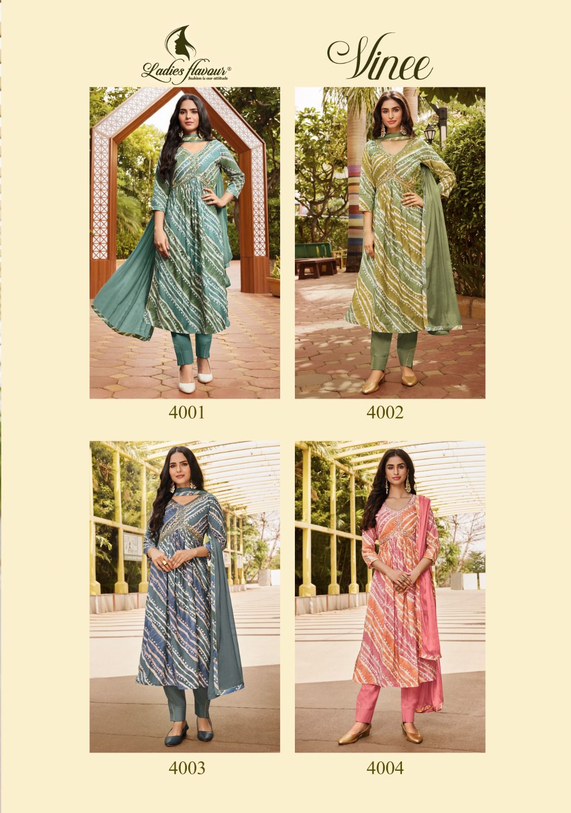 Ladies Flavour Vinee Modal Chanderi Print Wholesale Designer Readymade Salwar Suit Catalog — Wholesale Salwar Suits, MPA wholesale from Surat — view 5