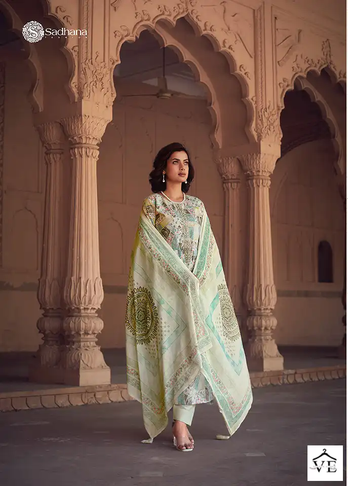 Sadhana Warli Art Pure Lawn Cotton Wholesale Designer Salwar Suit Catalog — Wholesale Salwar Suits, MPA wholesale from Surat - Gallery Image 7