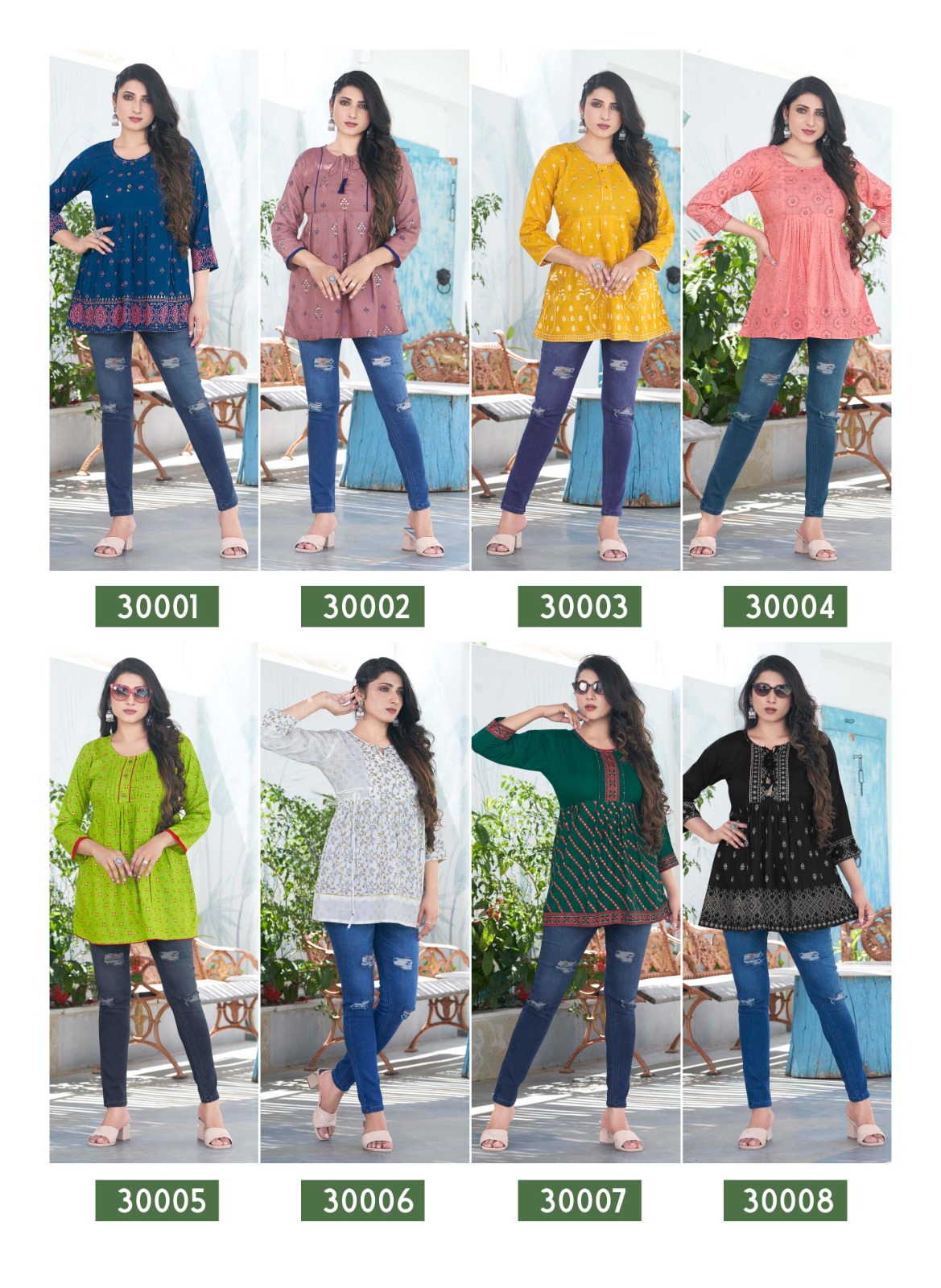 Hinaya Western 4 You Vol 30 Rayon Wholesale Kurtis Catalog — Wholesale Kurtis, MPA wholesale from Surat — view 9
