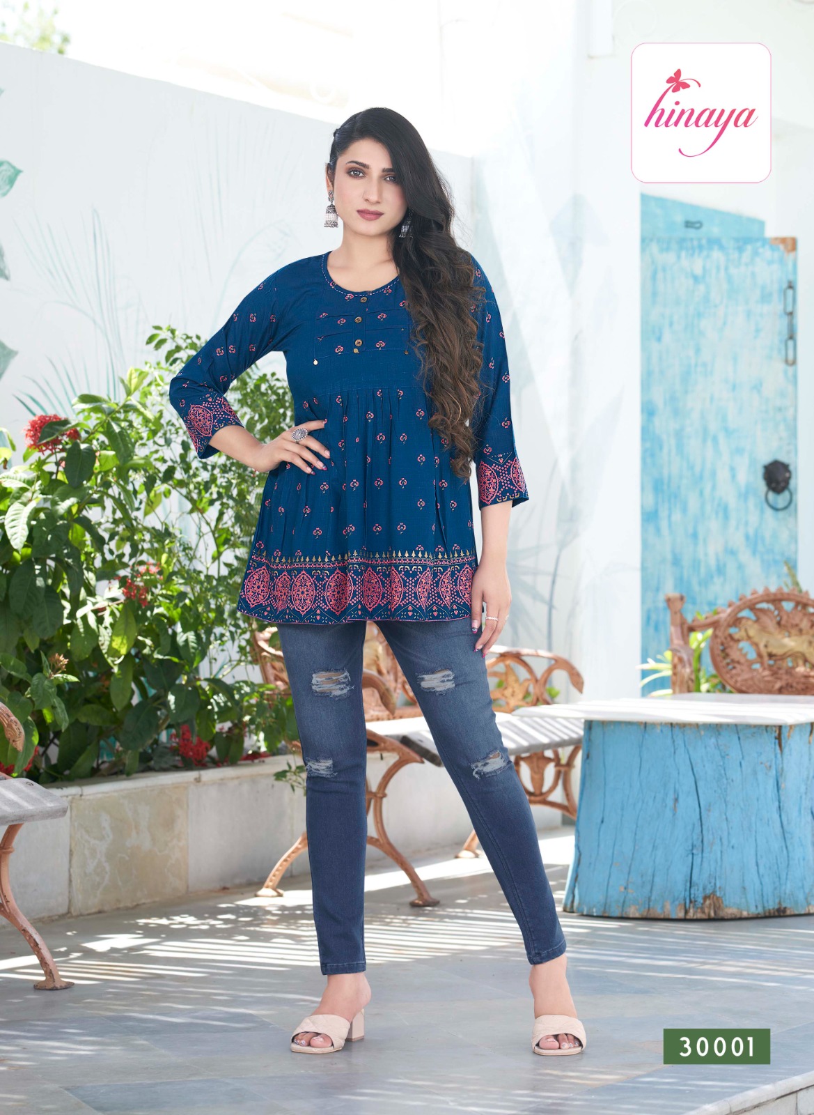 Hinaya Western 4 You Vol 30 Rayon Wholesale Kurtis Catalog — Wholesale Kurtis, MPA wholesale from Surat — view 2