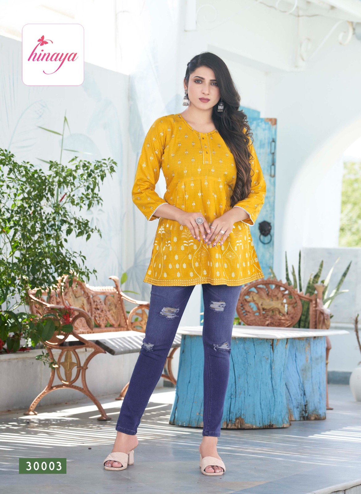 Hinaya Western 4 You Vol 30 Rayon Wholesale Kurtis Catalog — Wholesale Kurtis, MPA wholesale from Surat — view 3