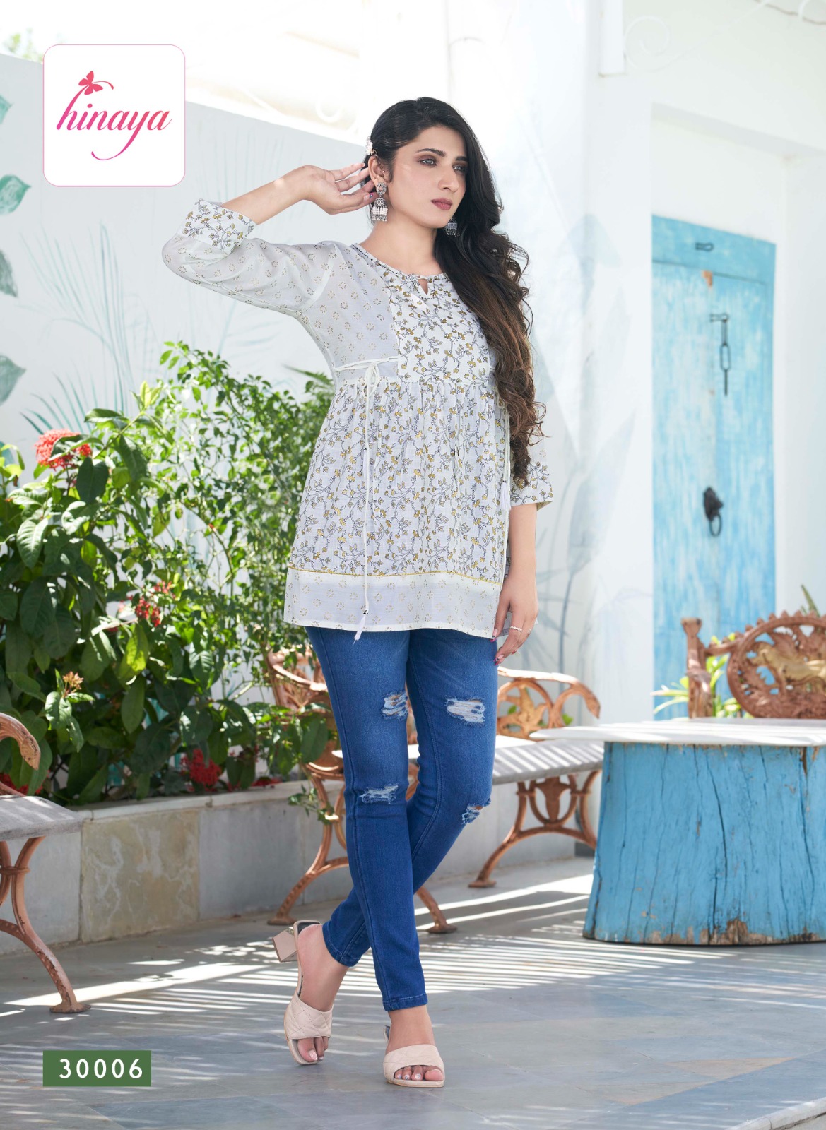 Hinaya Western 4 You Vol 30 Rayon Wholesale Kurtis Catalog — Wholesale Kurtis, MPA wholesale from Surat — view 5