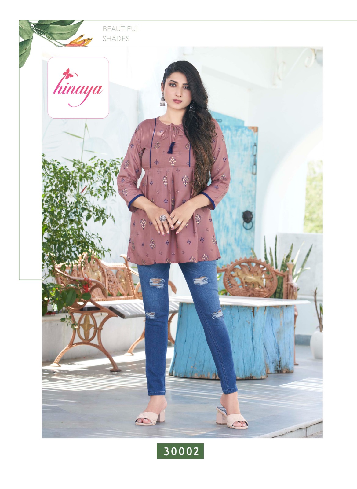 Hinaya Western 4 You Vol 30 Rayon Wholesale Kurtis Catalog — Wholesale Kurtis, MPA wholesale from Surat — view 8
