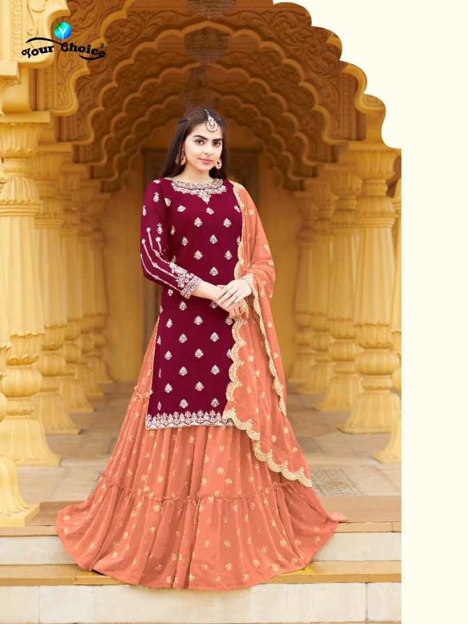Your Choice Woup Georgette Wholesale Designer Salwar Suit Catalog — Wholesale Salwar Suits, MPA wholesale from Surat - Gallery Image 3