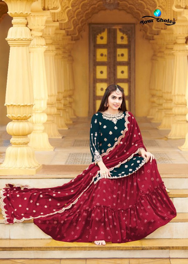 Your Choice Woup Georgette Wholesale Designer Salwar Suit Catalog — Wholesale Salwar Suits, MPA wholesale from Surat - Gallery Image 4