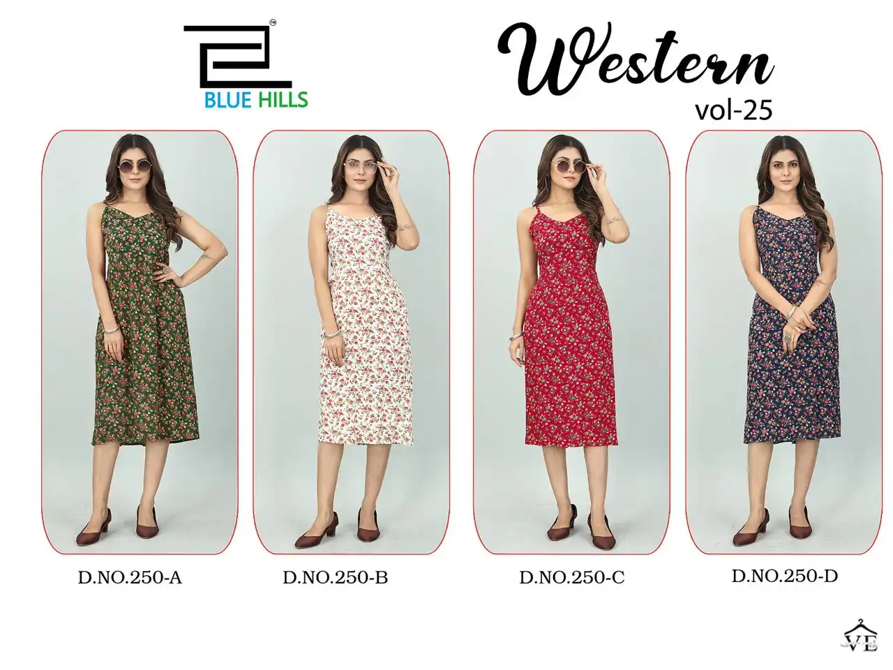 Blue Hills Western Vol 25 Rayon 14 Kg Wholesale Western Kurti Catalog — Wholesale Kurtis, MPA wholesale from Surat — view 5